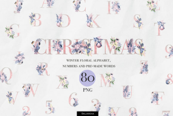Christmas Pastel Alphabet: A Versatile Tool for Creative Holiday Projects