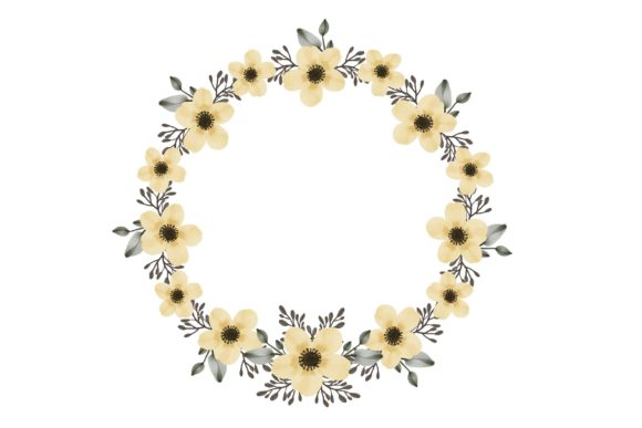 Explore the Beauty of Yellow Watercolor Wreath
