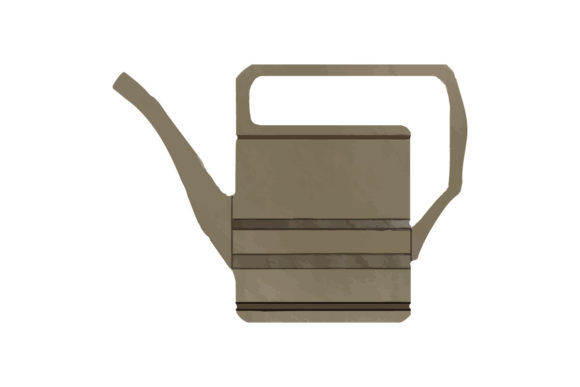 Exploring the Versatility and Beauty of Watercolor Gardening Tool Watering Can