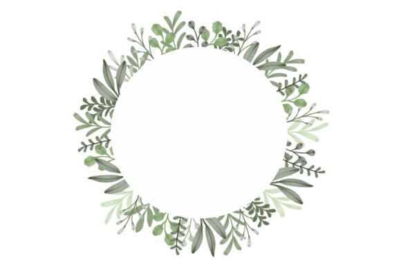 Exploring the Versatility of Green Wild Plant Watercolor Frame
