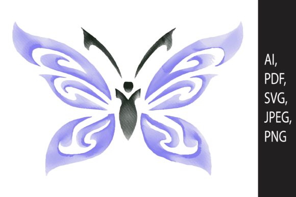 Watercolor Butterfly Design SVG Cut File: A Versatile and Beautiful Artistic Resource